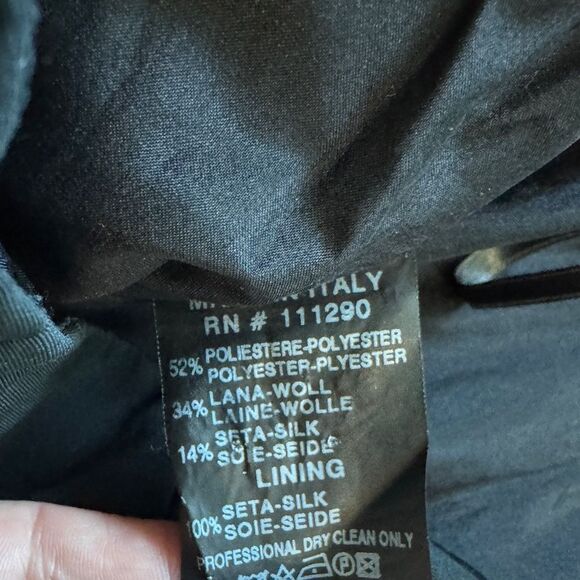 Derek Lam Italian Black Peated Pocket Strapless Dress Size 2 - Picture 8 of 8